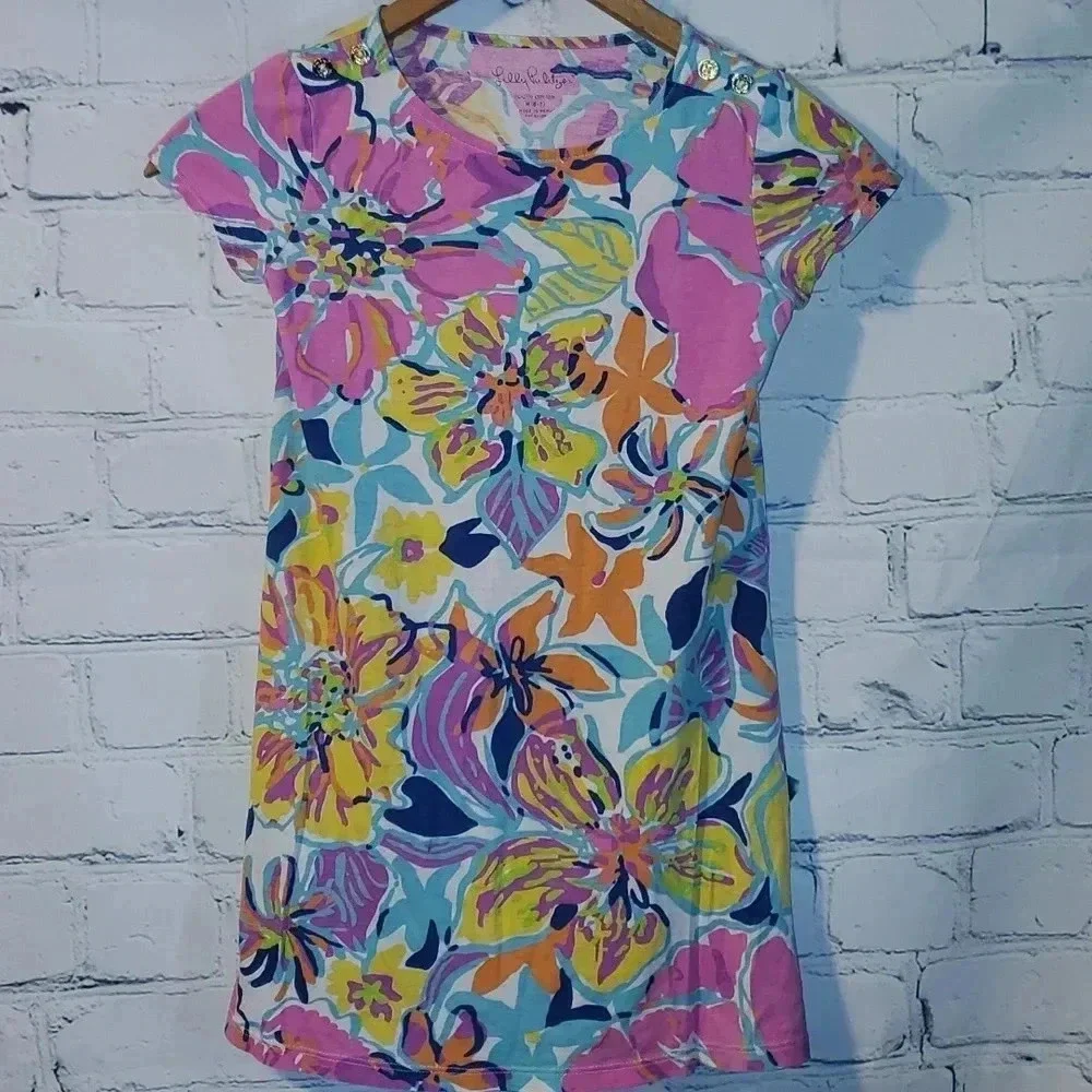 Lilly Pulitzer Olivia Classic Shift Dress Girls Size Medium
